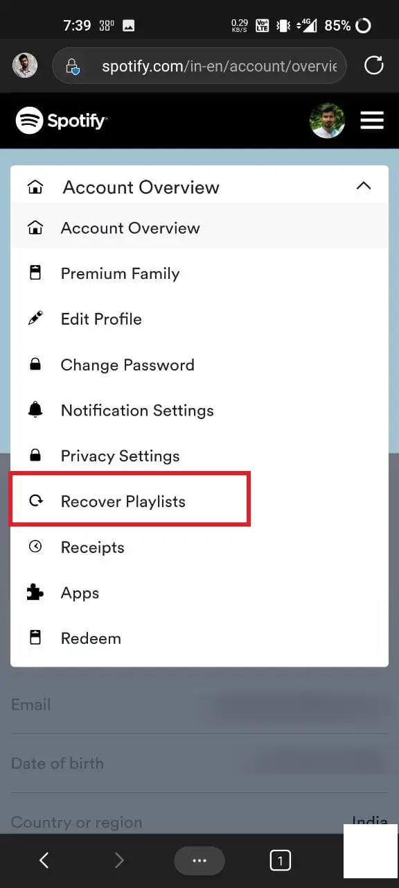 Recover Deleted Playlists on Spotify