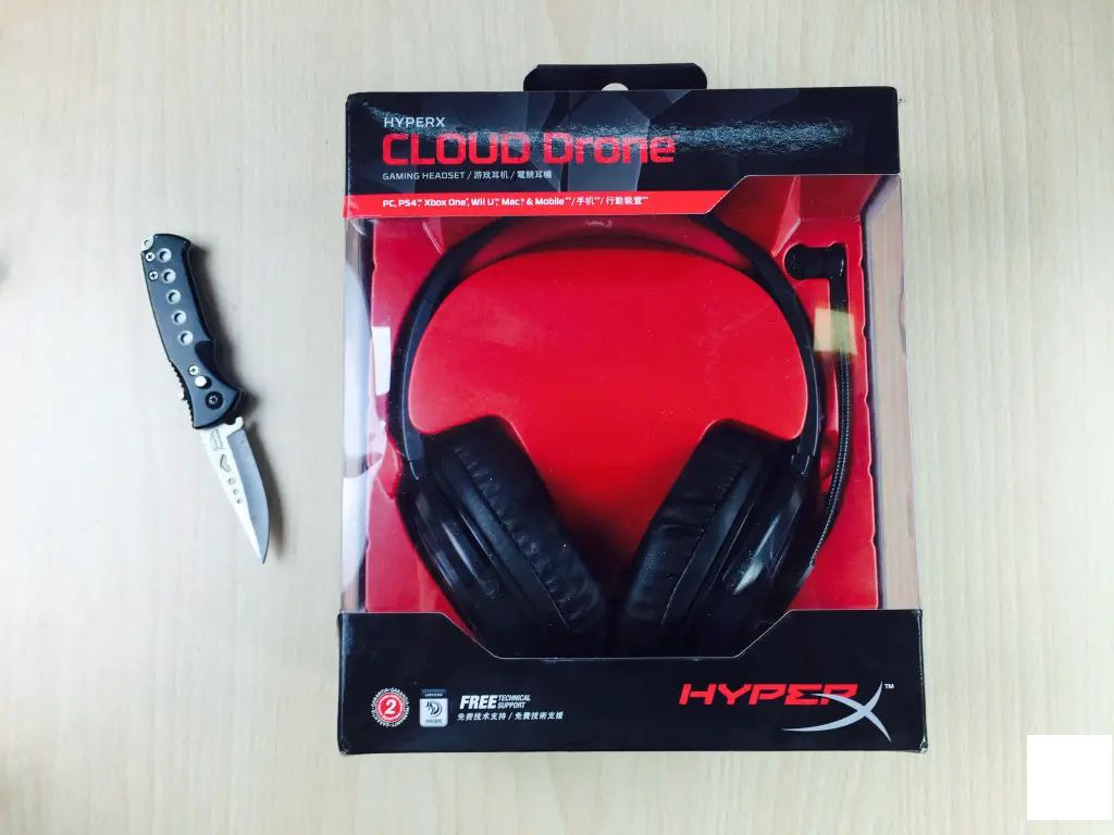 金士顿HyperX Cloud Drone开箱及快速评测