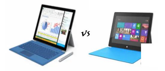 微软Surface Pro 3 与 Surface Pro 2 对比概览