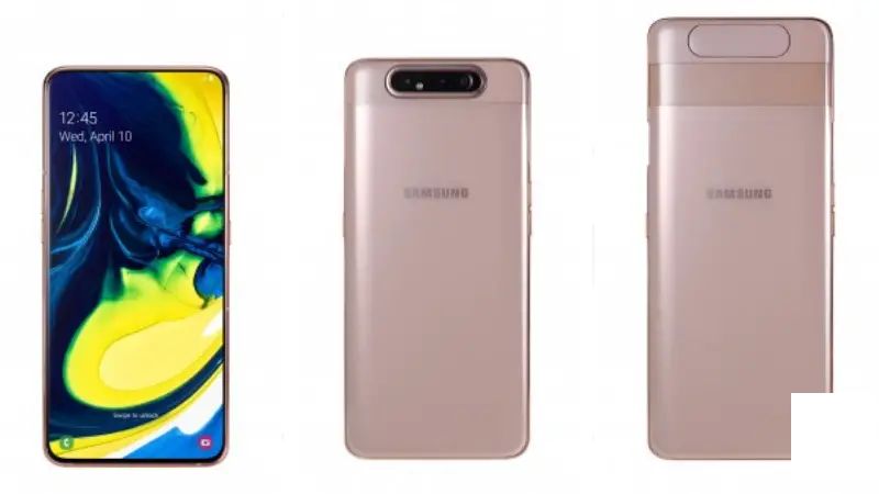 三星Galaxy A80在印度发布：价格、可用性和完整规格