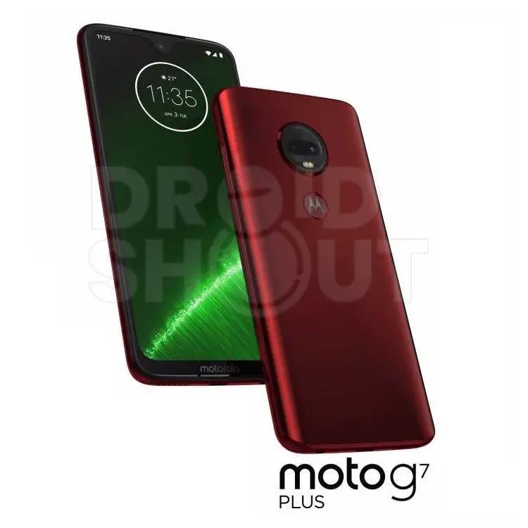 Moto G7系列曝光渲染图显示所有型号均为刘海屏