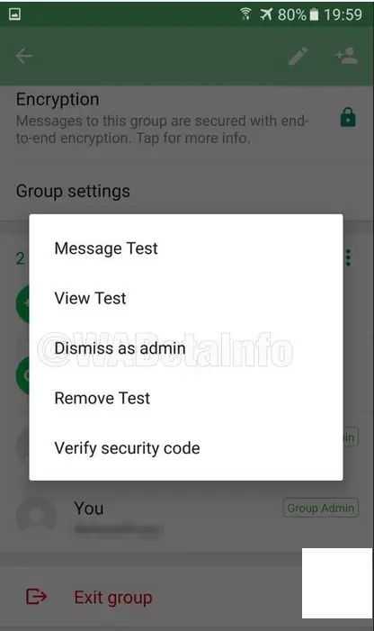 WhatsApp禁用管理员功能现已在Android和iOS上推出