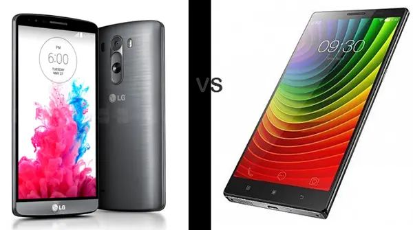 联想Vibe Z2 Pro 对比 LG G3 比较概览