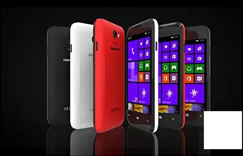 卡рон泰姆钛风W4，配备四核处理器和Windows Phone 8.1，售价5,999印度卢比